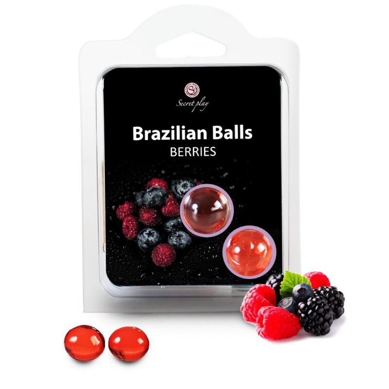 Brazilian Balls Aroma Frutas Del Bosque 2 Bolas