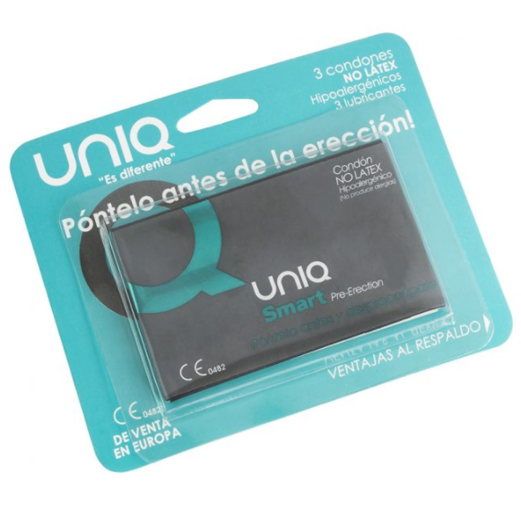 Uniq Smart Pre-erección Preservativo Sin Latex 3uds