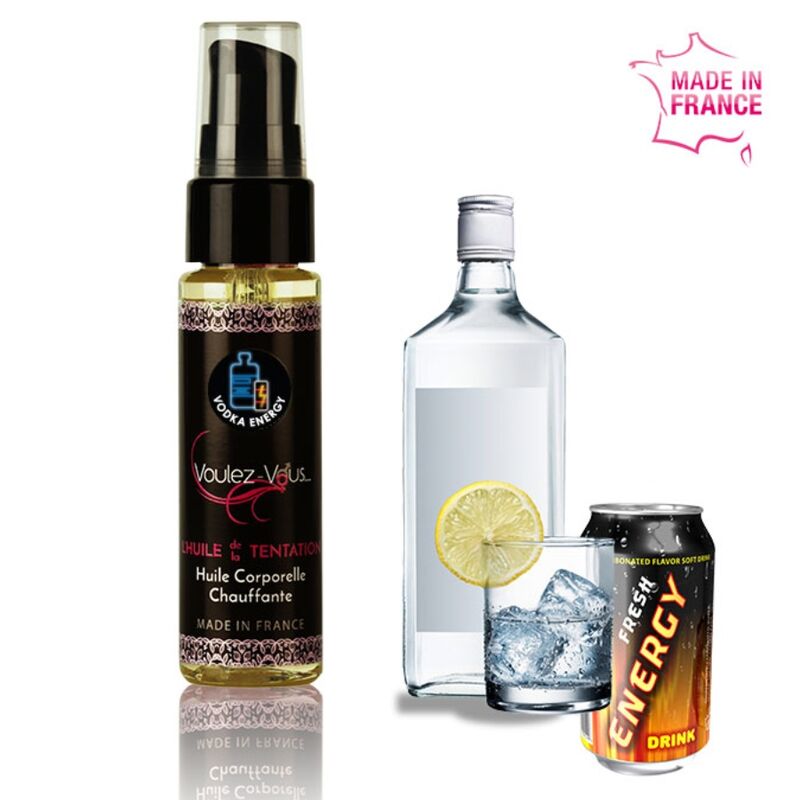 Voulez-vous - Aceite Efecto Calor - Vodka Red Bull 35 Ml