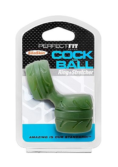 PERFECT FIT SILASKIN COCK & BALL VERDE