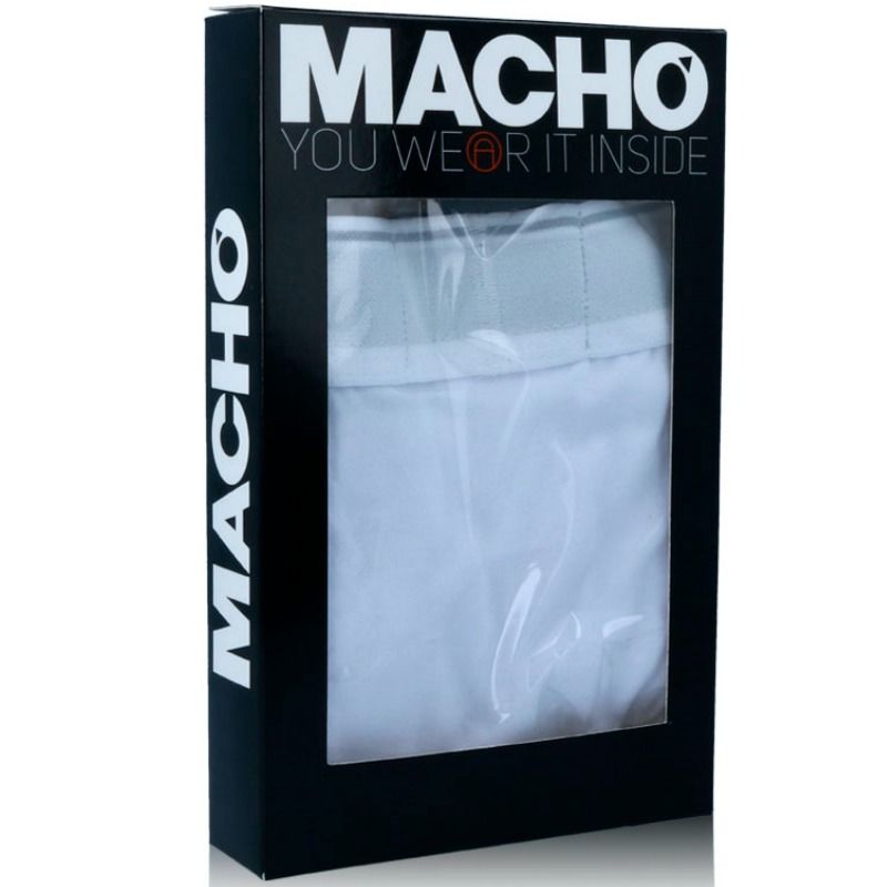 MACHO - MC087 BOXER LARGO NEGRO TALLA S