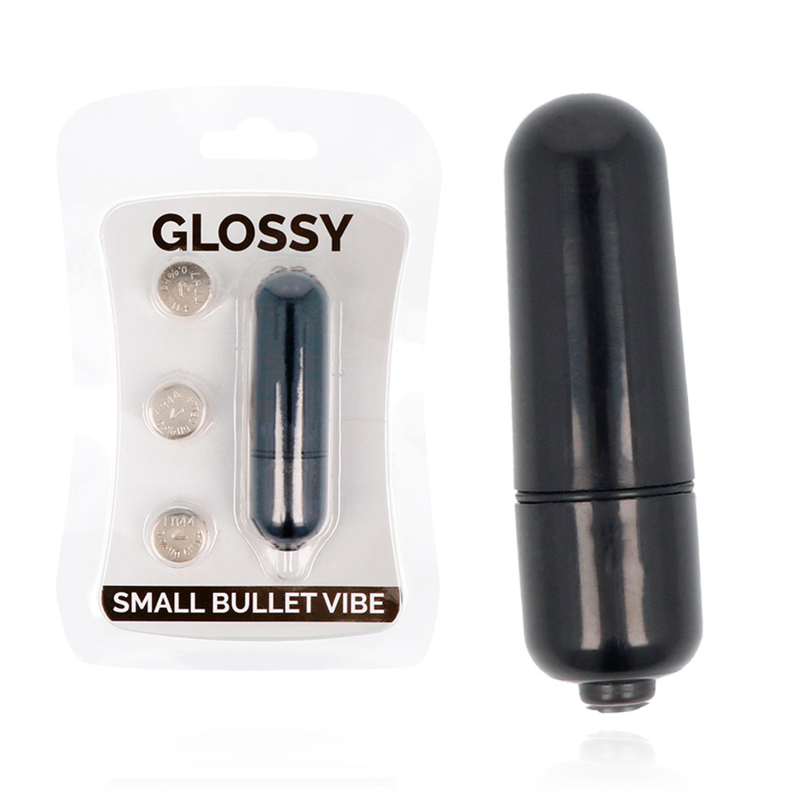 Glossy Small Bala Vibradora Negro