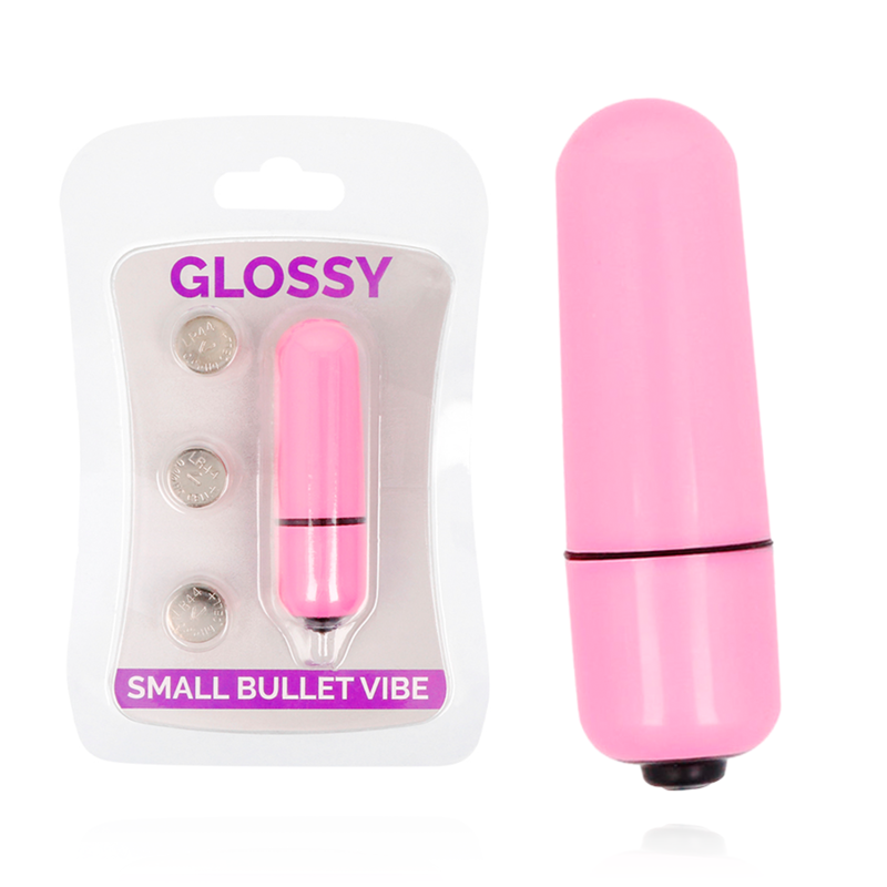 Glossy - Small Bala Vibradora Rosa Intenso