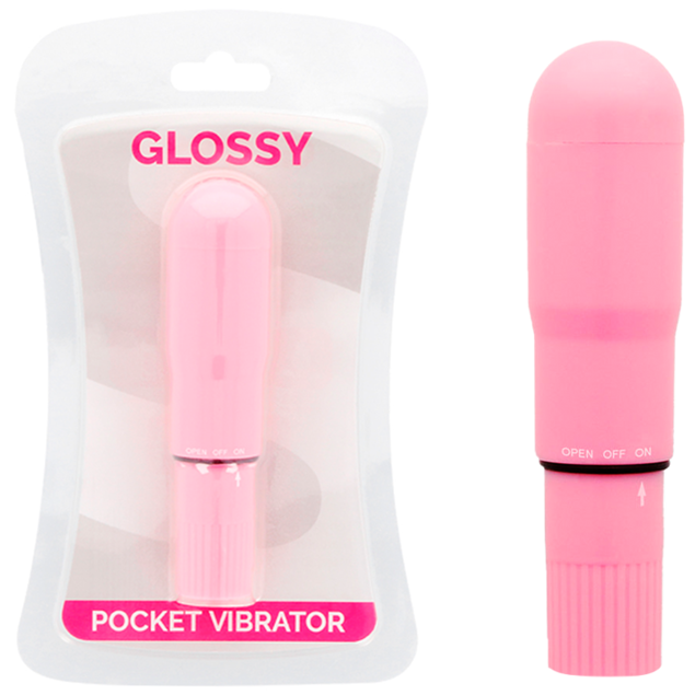 Glossy Pocket Vibrador Rosa