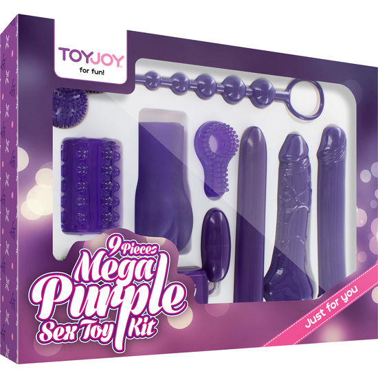 JUST FOR YOU MEGA PURPLE SEX TOY KIT JUST FOR YOU