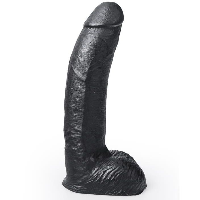 HUNG SYSTEM DILDO REALISTA COLOR NEGRO GEORGE 22 CM HUNG SYSTEM
