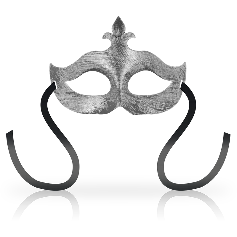 Ohmama Masks Antifaz Flor De Lis - Silver