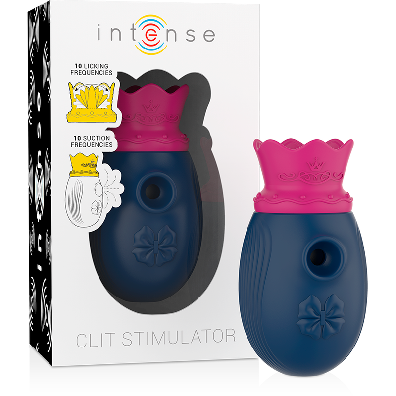 Intense Estimulador Clitoris 10 Modos De Succión Y Licking - Azul