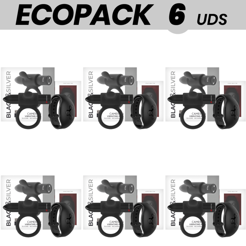 ECOPACK 6 UDS - BLACK&SILVER CAMERON CONTROL REMOTO COCKRING WATCHME