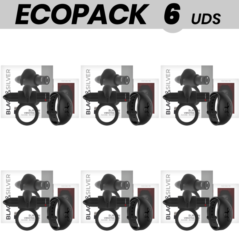 ECOPACK 6 UDS - BLACK&SILVER BURTON CONTROL REMOTO COCKRING WATCHME