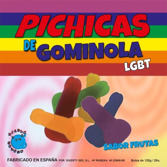 DIABLO PICANTE - PICHITAS DE GOMINOLA FRUTAS LGBT GOLOSO