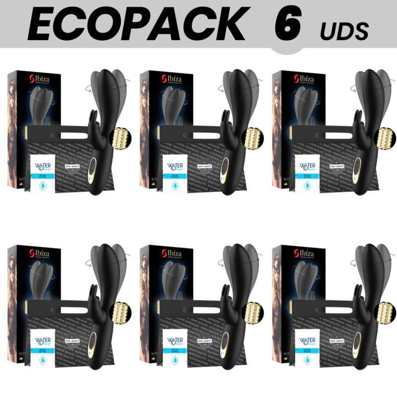 Ecopack 6 Uds - Ibiza Potente Rotador Perleado Con Rabbit