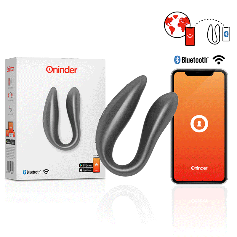 Oninder Estimulador Punto G & Clítoris Negro - Free App