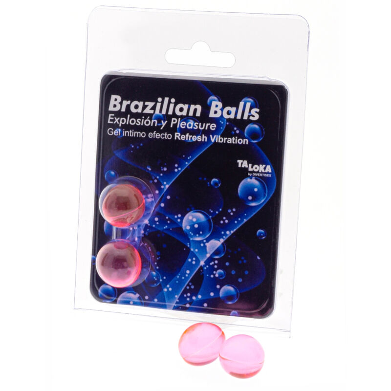 Taloka - Brazilian Balls Gel Excitante Efecto Vibración Refrescante 2 Bolas