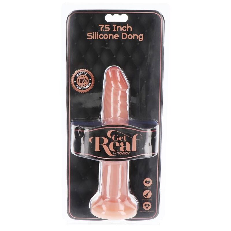 GET REAL - DONG SILICONA 19 CM NATURAL