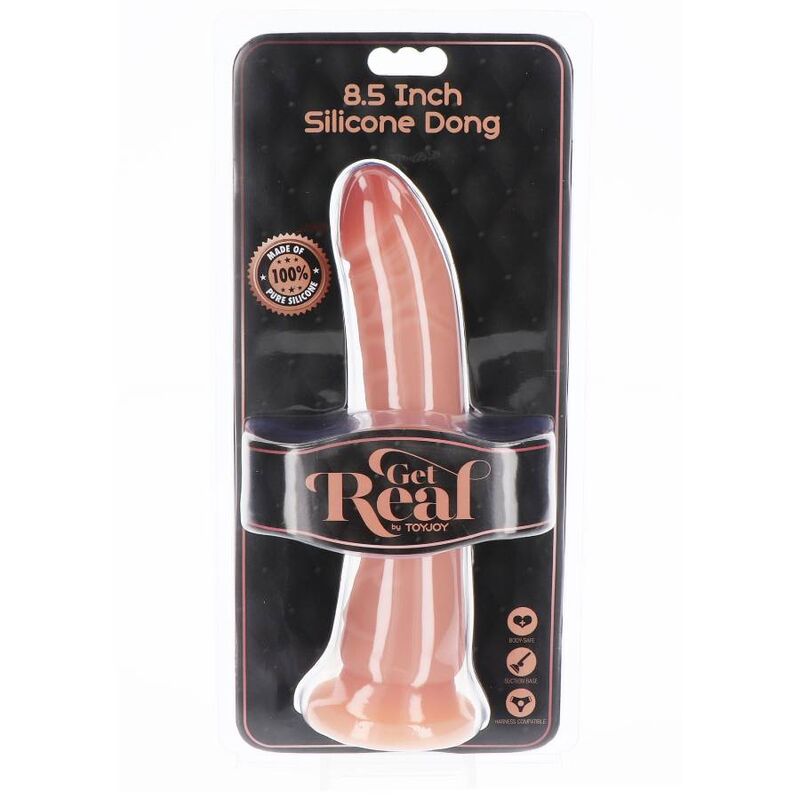GET REAL - DONG SILICONA 21 CM NATURAL