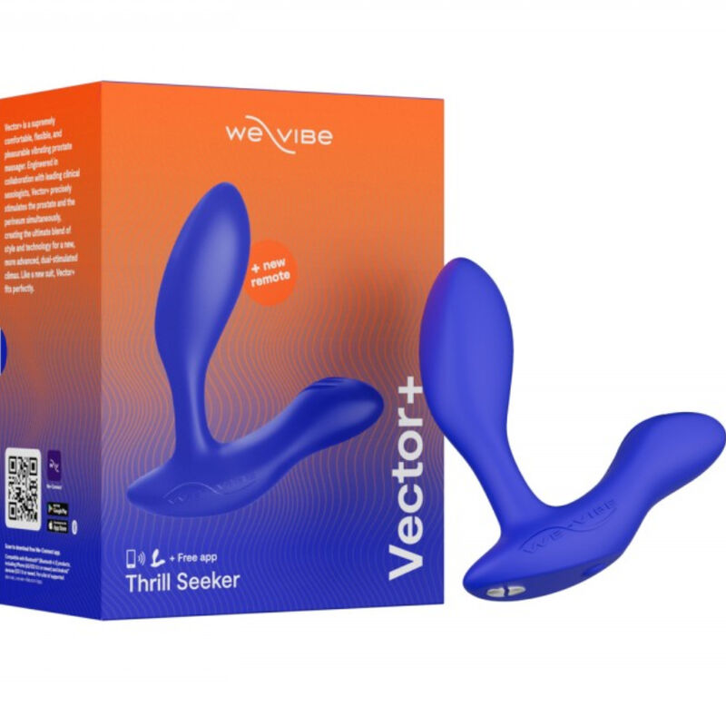 We-vibe - Vector+ Masajeador De Próstata Azul