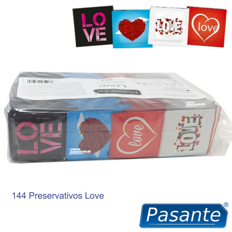 PASANTE - PRESERVATIVO LOVE BOLSA 144 UNIDADES