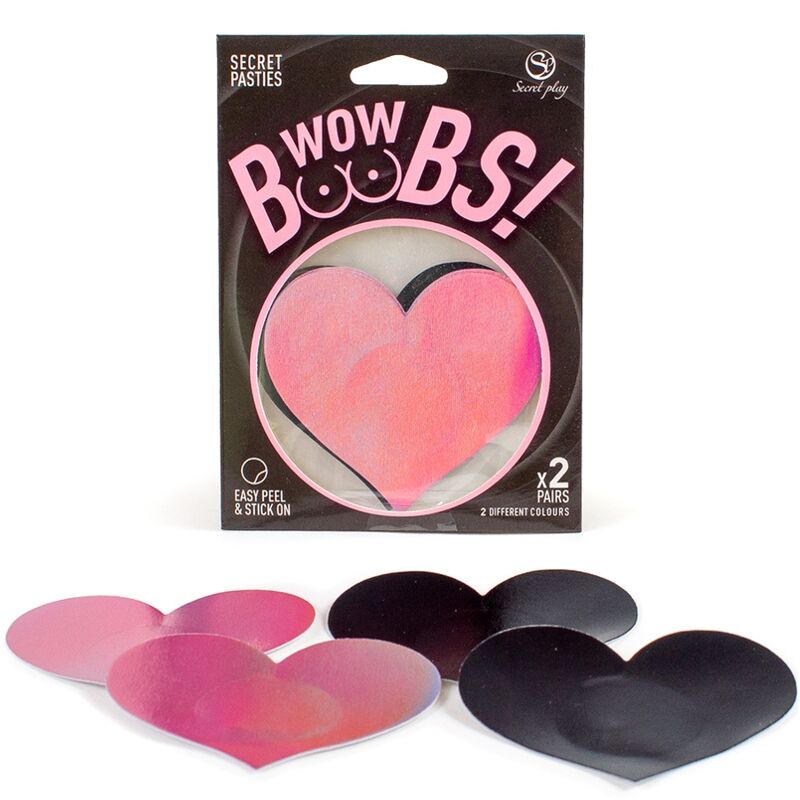 Secret Play - Wow Boobs! Cubre Pezones Corazón